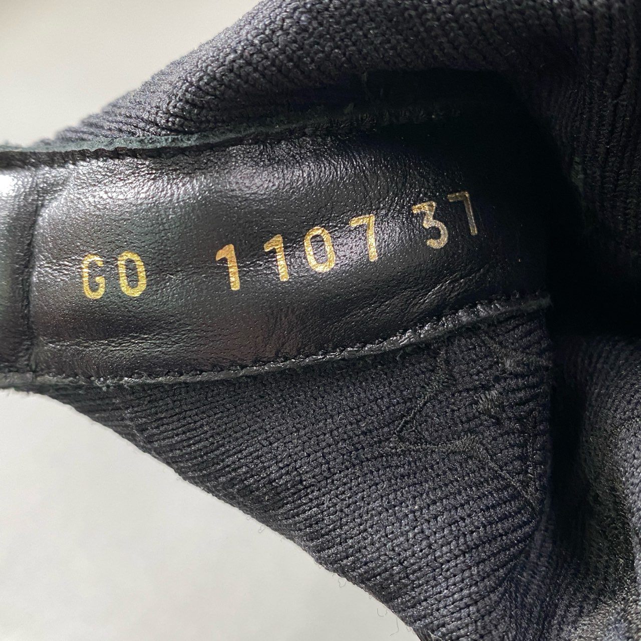 d13 LOUIS VUITTON ルイヴィトン アフターゲームライン モノグラム ソックススニーカー サイズ37 ブラック シューズ 箱 保存袋有t18r