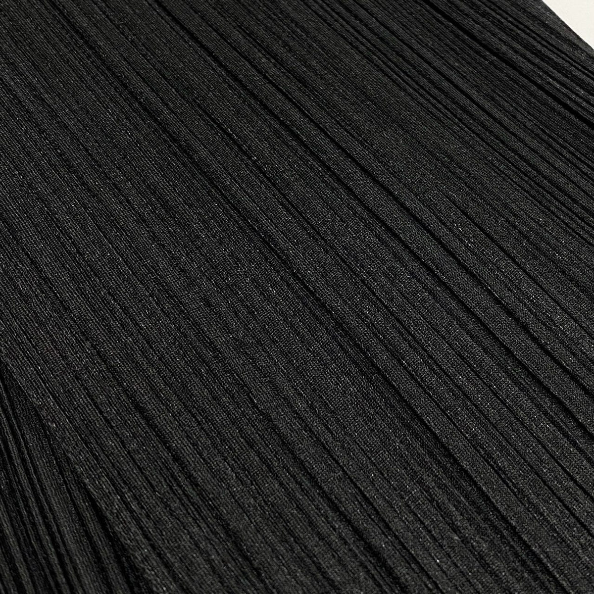 Ab11【美品】PLEATS PLEASE プリーツプリーズ プリーツロングカーディガン ロングコートカーディガン PP61-JG605 2サイズ ブラック ポリエステル100％ レディース 女性用k02i