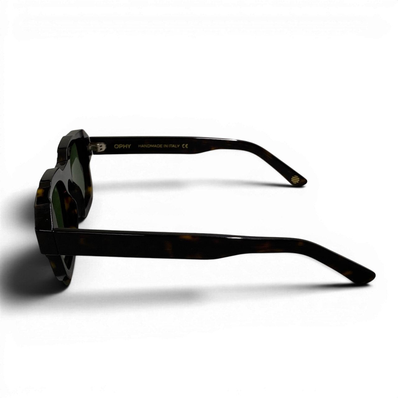 e4 OPHY オフィ EYEWEAR ORBIT アイウェア べっ甲 フルリム 49□18 145 ブラウン系 メンズ 紳士用k02i