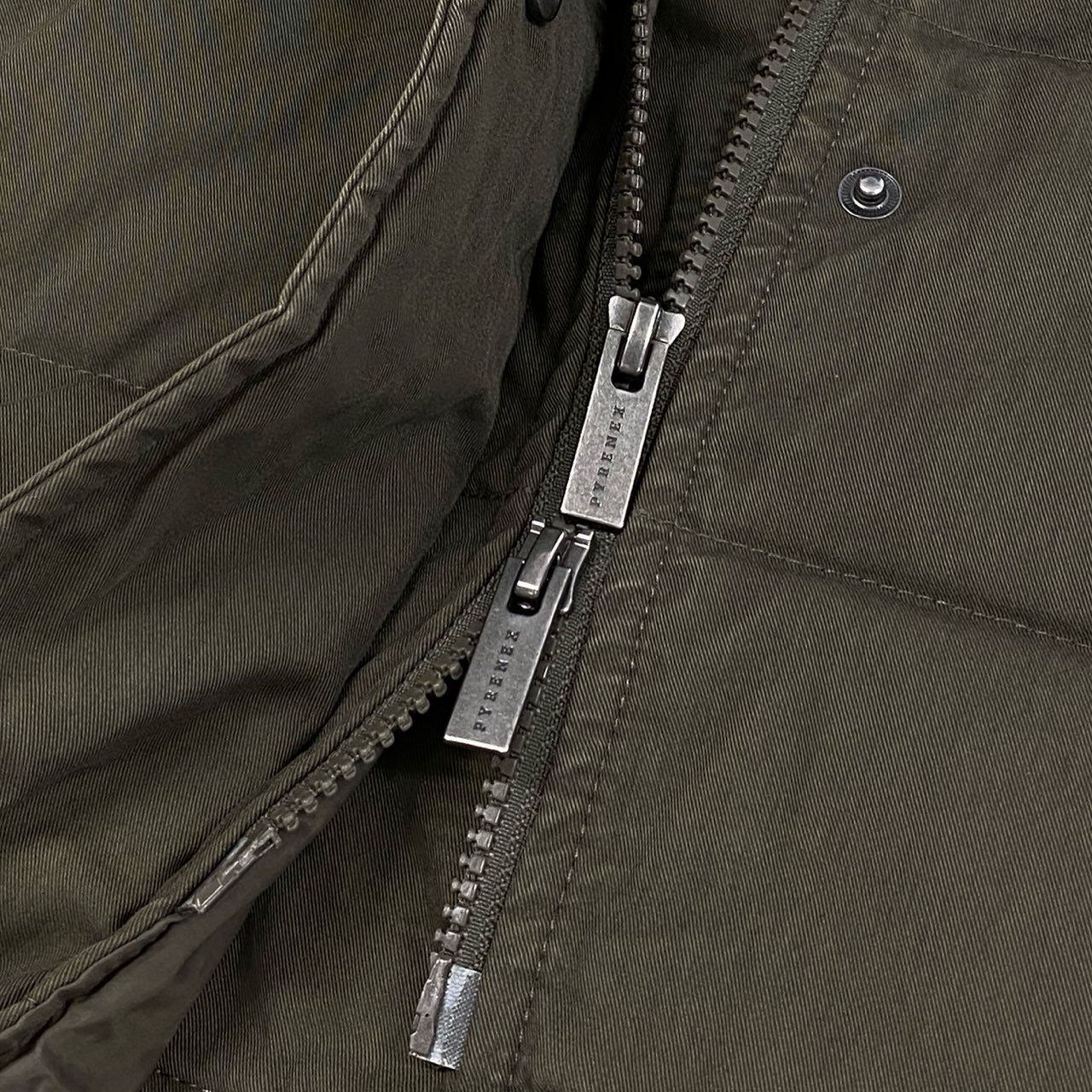 9j6 PYRENEX ピレネックス GRENOBLE JACKET グルノーブル ジャケット ダウンジャケット コート 36 S相当 カーキ オリーブ レディースo07t