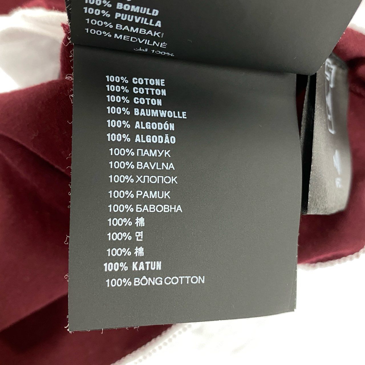 84e30 PRADA プラダ コットンTシャツ トライアングルロゴ レイヤードデザイン クルーネック カットソー 半袖 ACU1 2024 82 UJN912 Sサイズ ボルドー