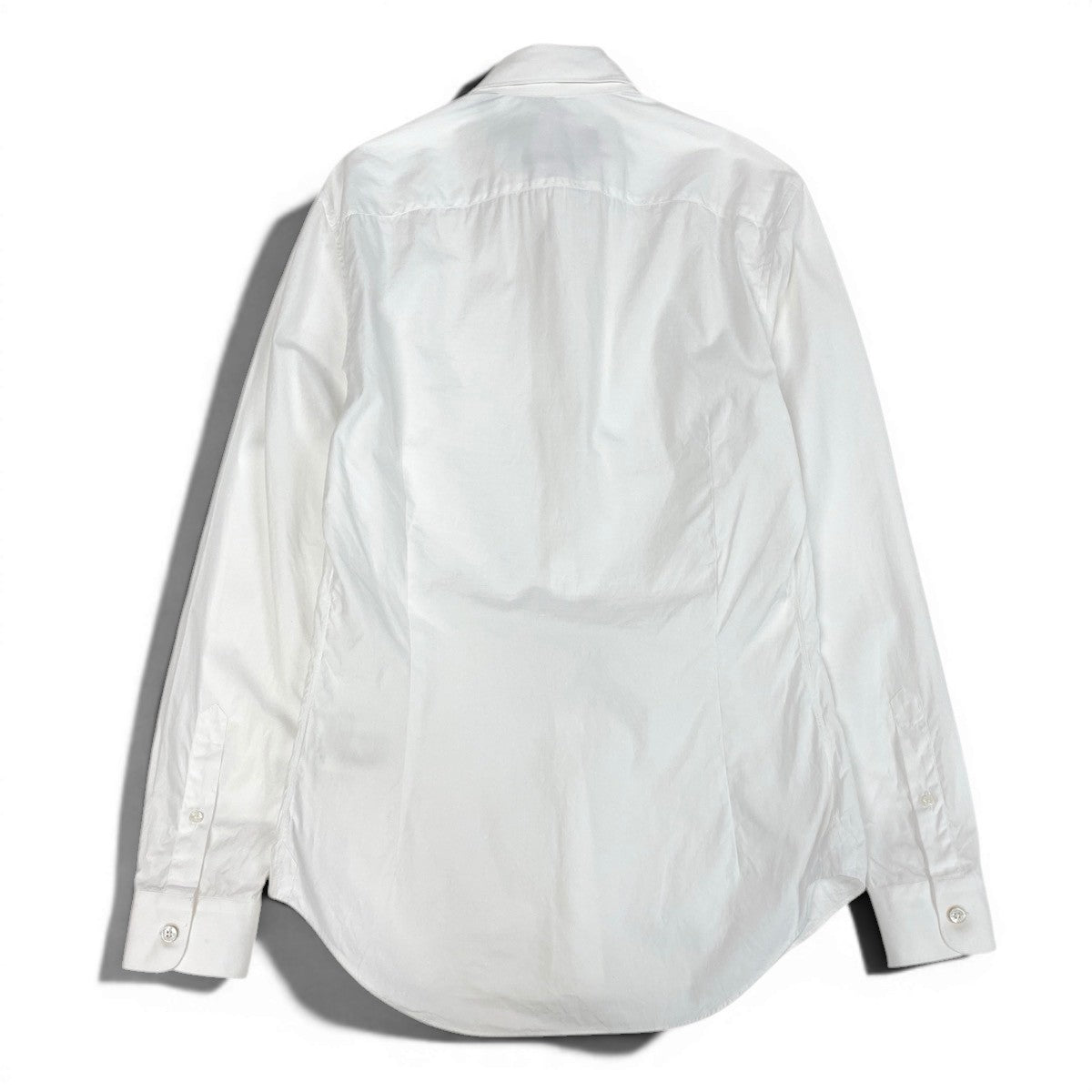 9f5 LOUIS VUITTON ルイヴィトン PONT NEUF FIT LVロゴ 長袖シャツ コットンシャツ サイズ38 ホワイト コットン100％ メンズ 紳士服u02t