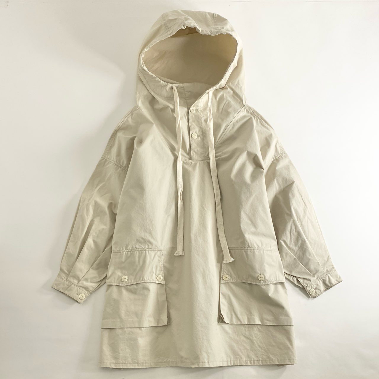 87i1 SOUMO ソウモ ANORAK OVER JACKET アノラックオーバージャケット 2 ECRU エクリュ 天然防水 日本製