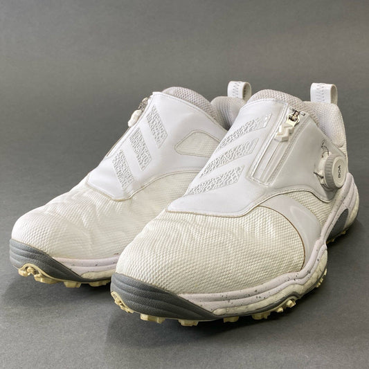 1g28 adidas アディダス Codechaos Boa 25 コードカオス ボア ゴルフシューズ 27.5cm ホワイト GOLF スポーツ ディスク スパイク