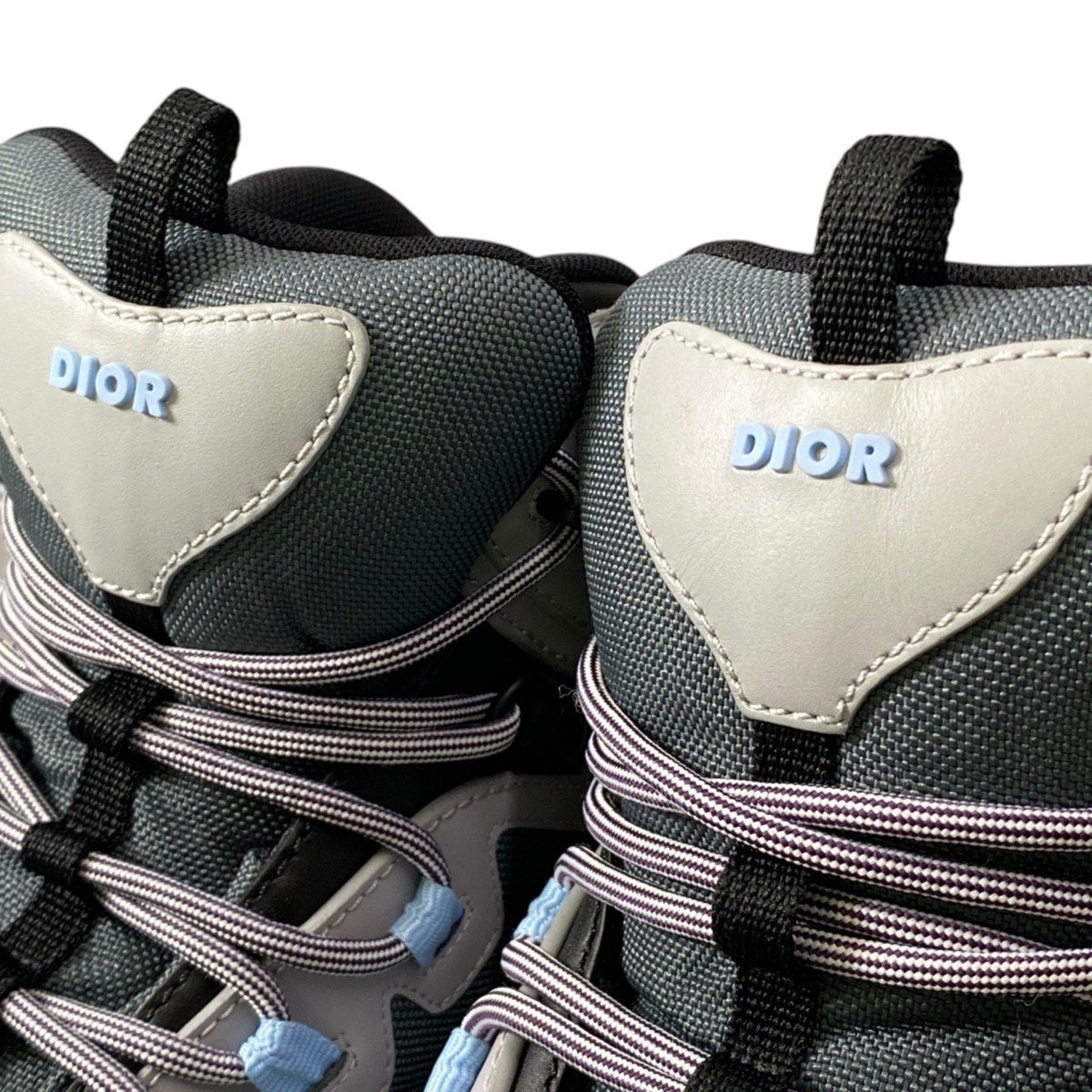 1j4《極美品》 DIOR ディオール オム ディオリゾン テクニカルメッシュ ハイキングシューズ 3BO290ZRT 44 ブルー ブラック メンズu02t