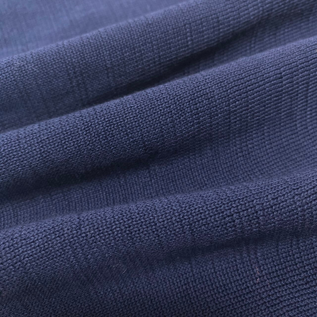Ed22 Christian Dior クリスチャンディオール 半袖ニットセーター 袖ロゴ刺繍 トップス KW3B11250 Mサイズ ネイビー コットン100％ レディース 女性用u02t