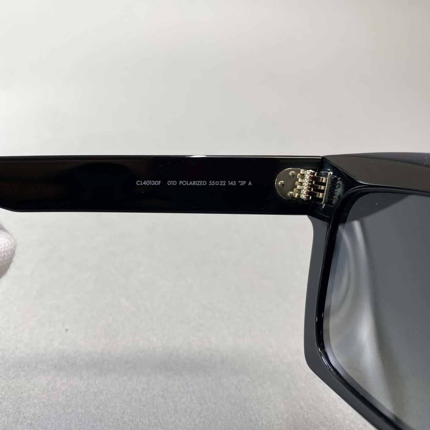 L10 CELINE セリーヌ 偏光レンズ スクエアサングラス CL40130F 55□22 ブラック アイウェア メガネ 眼鏡 イタリア製t18r