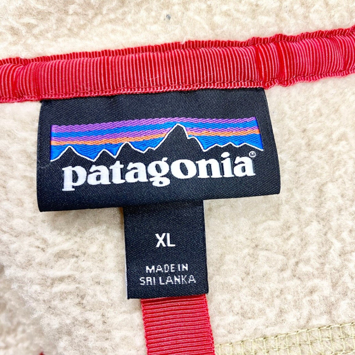41e13 Patagonia パタゴニア クラッシック レトロX ベスト ボアジャケット ベスト アウター XLサイズ アイボリー ポリエステル100％ メンズ 男性用t18r