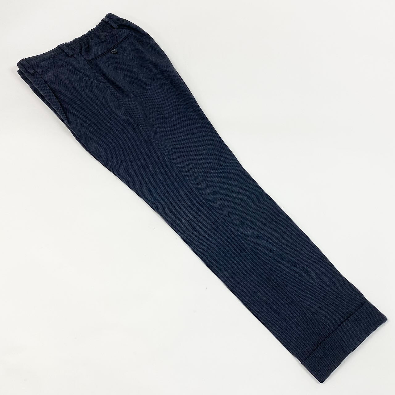 65d16 LARDINI ラルディーニ イージーウェア トラベラースーツ シングル 3B 伸縮ストレッチ ウエストゴム SU.507-A SU.507-B サイズ44 ネイビー メンズ 紳士服u02t