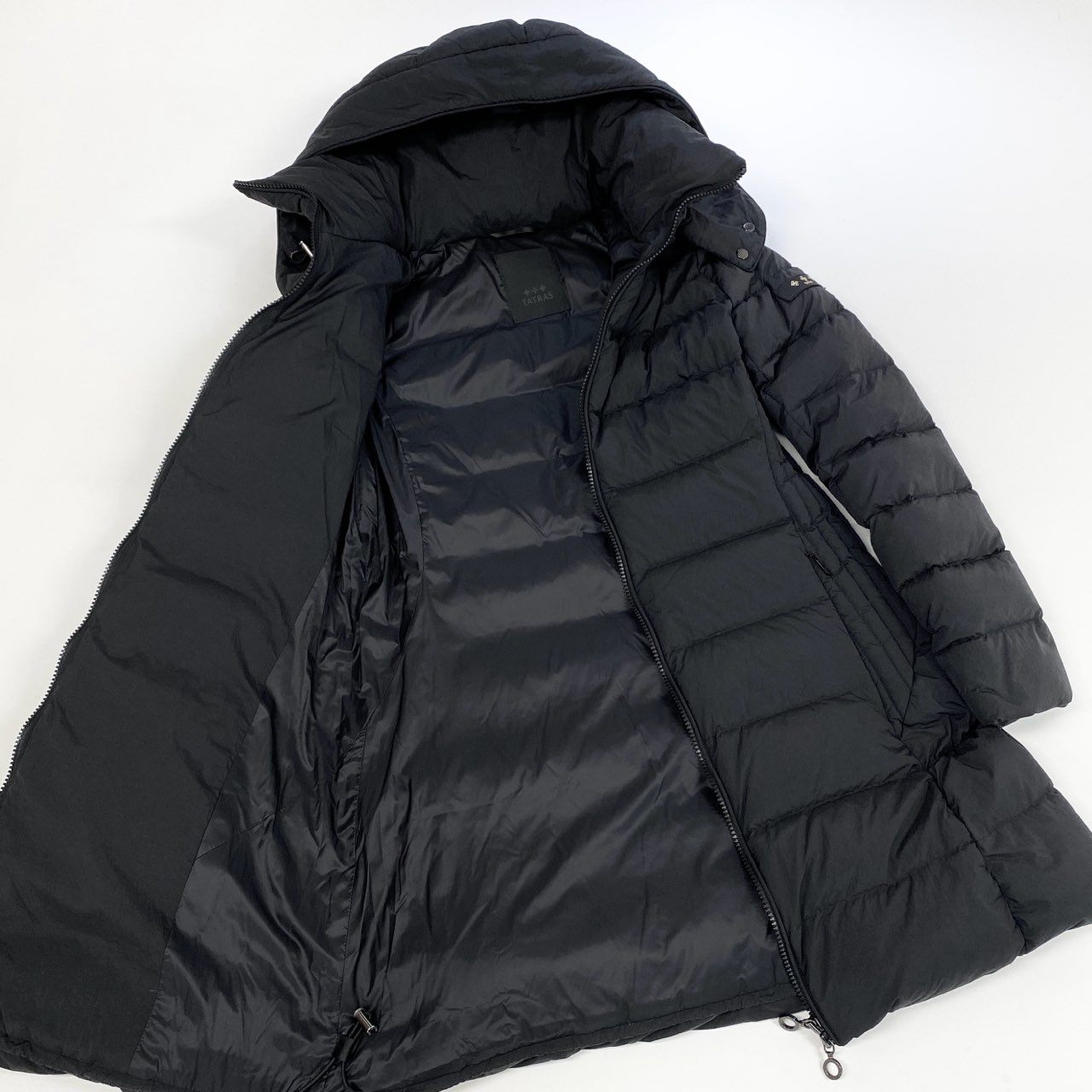 67k7 TATRAS タトラス ポリテアマ ダウンジャケット ダウンコート アウター LTA19A4694 02 Mサイズ相当 ブラック ナイロン レディースo07t