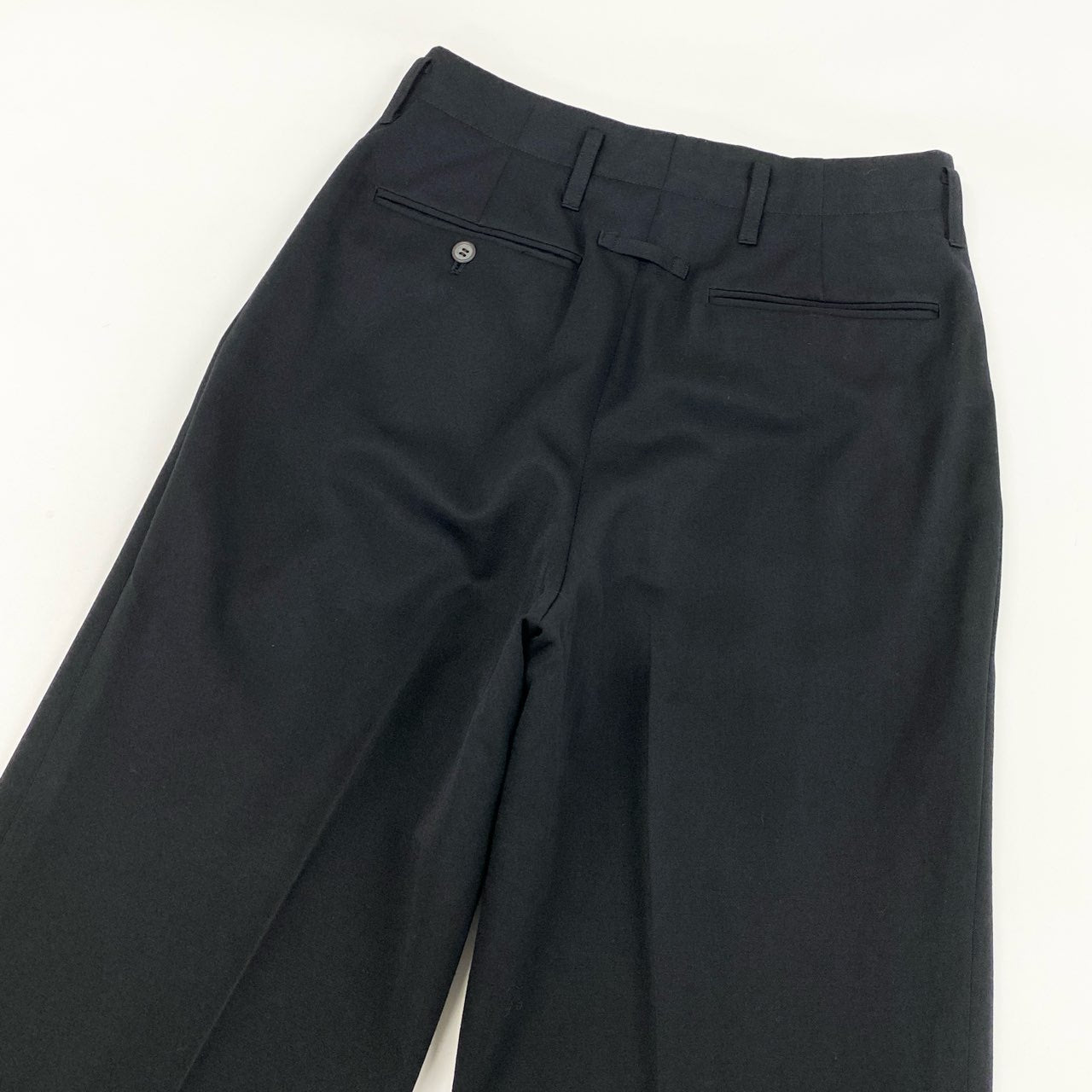 53h27 Jean Paul Gaultier HOMME ジャンポールゴルチエオム ダブルプレスト セットアップ スーツ テーラードジャケット スラックスパンツ 48 ブラック ウール 日本製 メンズo07t