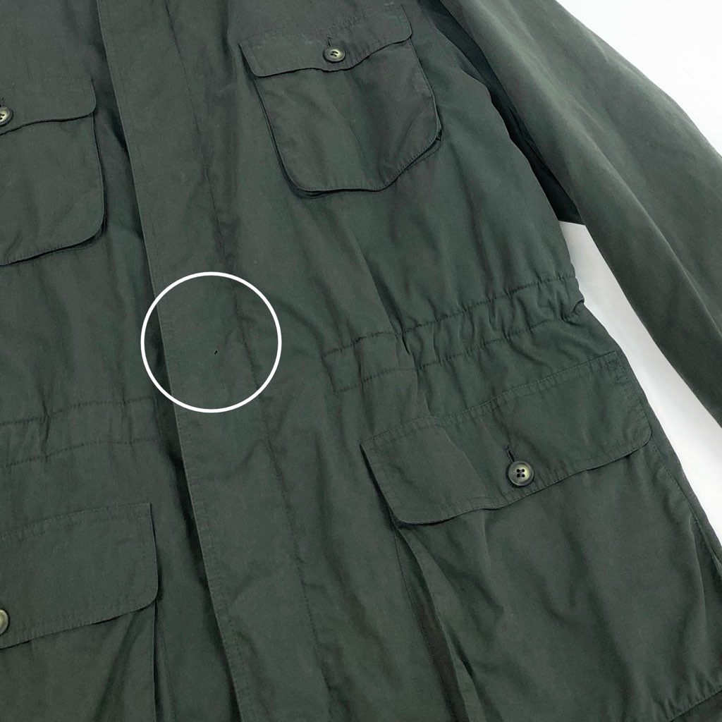 13l27 LANVIN ランバン ミリタリージャケット アウター フラップ付きポケット コートジャケット Fサイズ カーキ メンズo07t