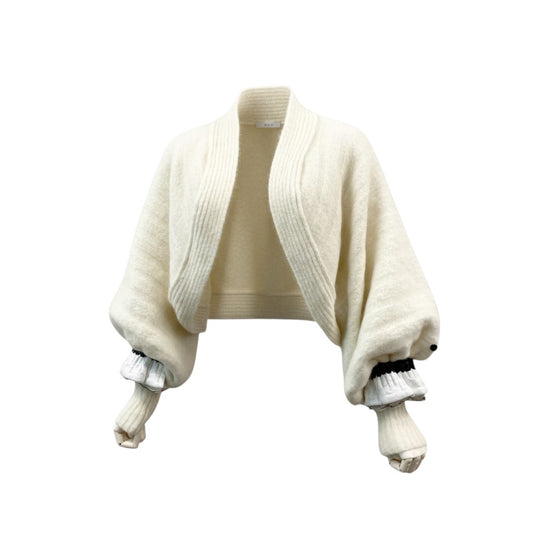 Ca9 CHANEL シャネル 2010 モヘアニットカーディガン Mohair Jacket P37120K02326 42サイズ アイボリー レディース 女性用ta1