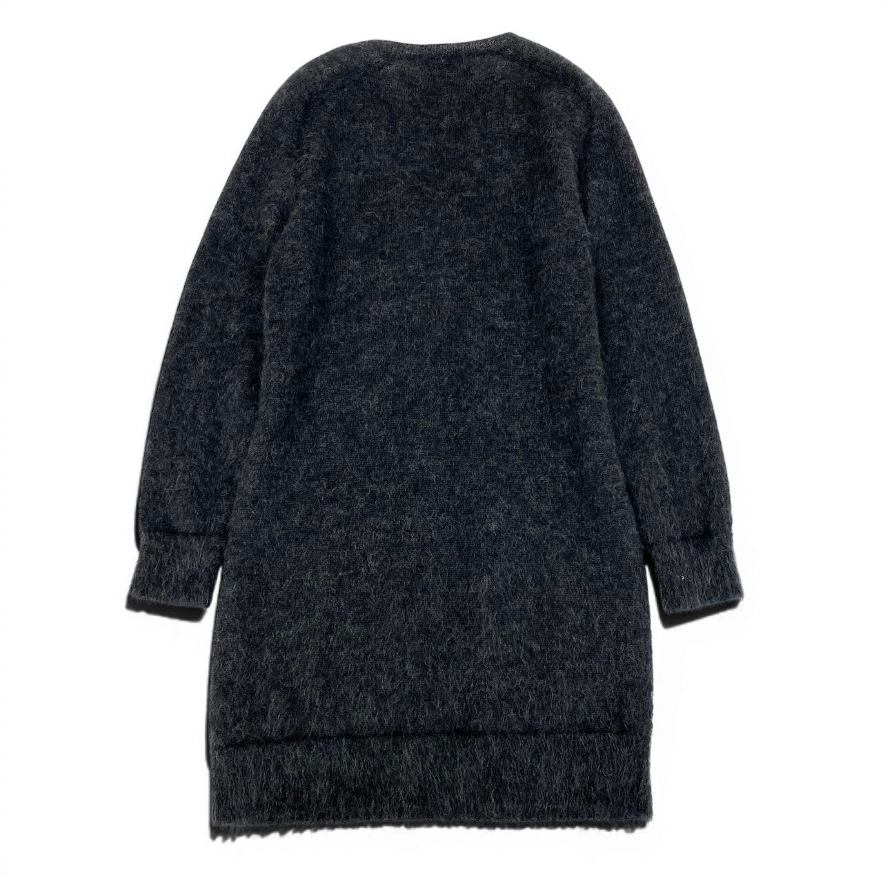 Ed23  LOUIS VUITTON ルイヴィトン グラデーションスパンコール ニットワンピース モヘアブレンド Vネック F4KD24ODX サイズXS グレー レディース 女性用k02i