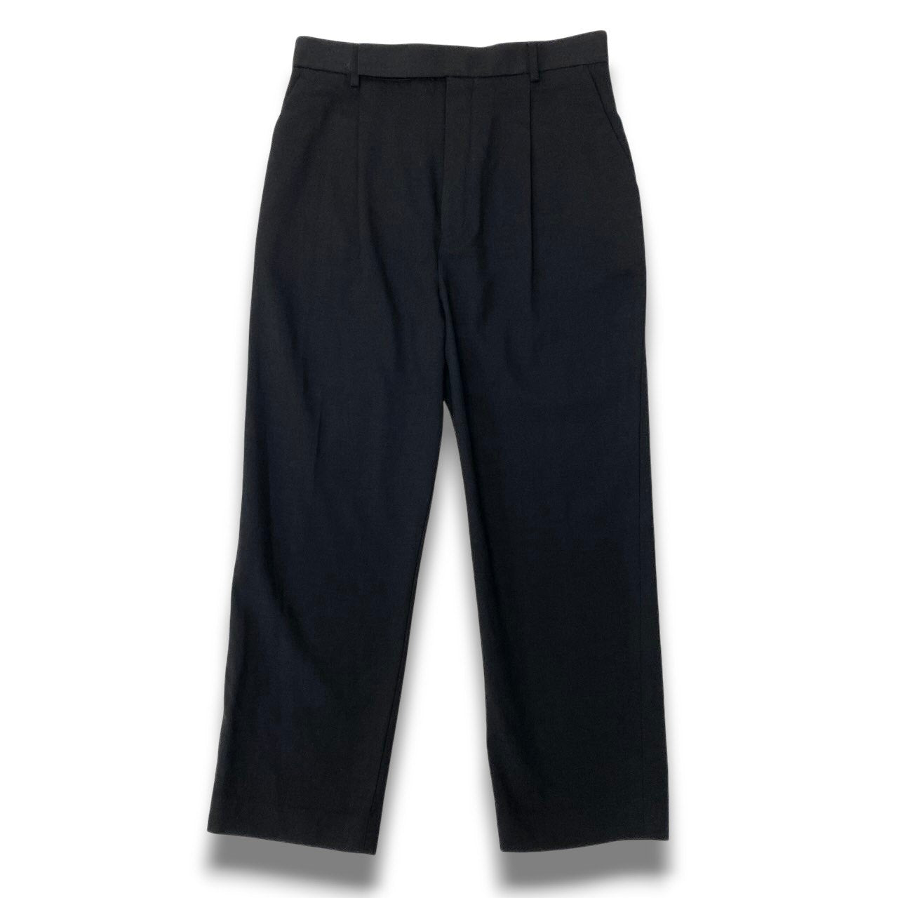 52c10 SAINT LAURENT PARIS サンローラン パリ 2023年 スラックスパンツ ボトム サイズ40 ブラック レディース ボトム パンツk02i