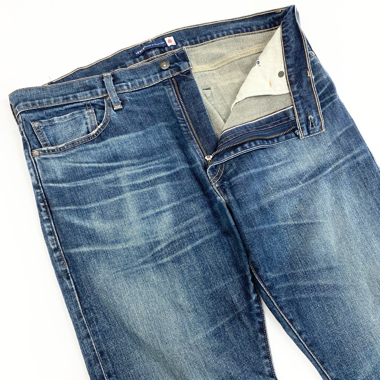 26i30《美品》LEVI'S MADE&CRAFTED リーバイス メイド＆クラフテッド デニムパンツ ジーンズ 511 赤耳  56497-0041 W38 L32 インディゴ メンズo07t