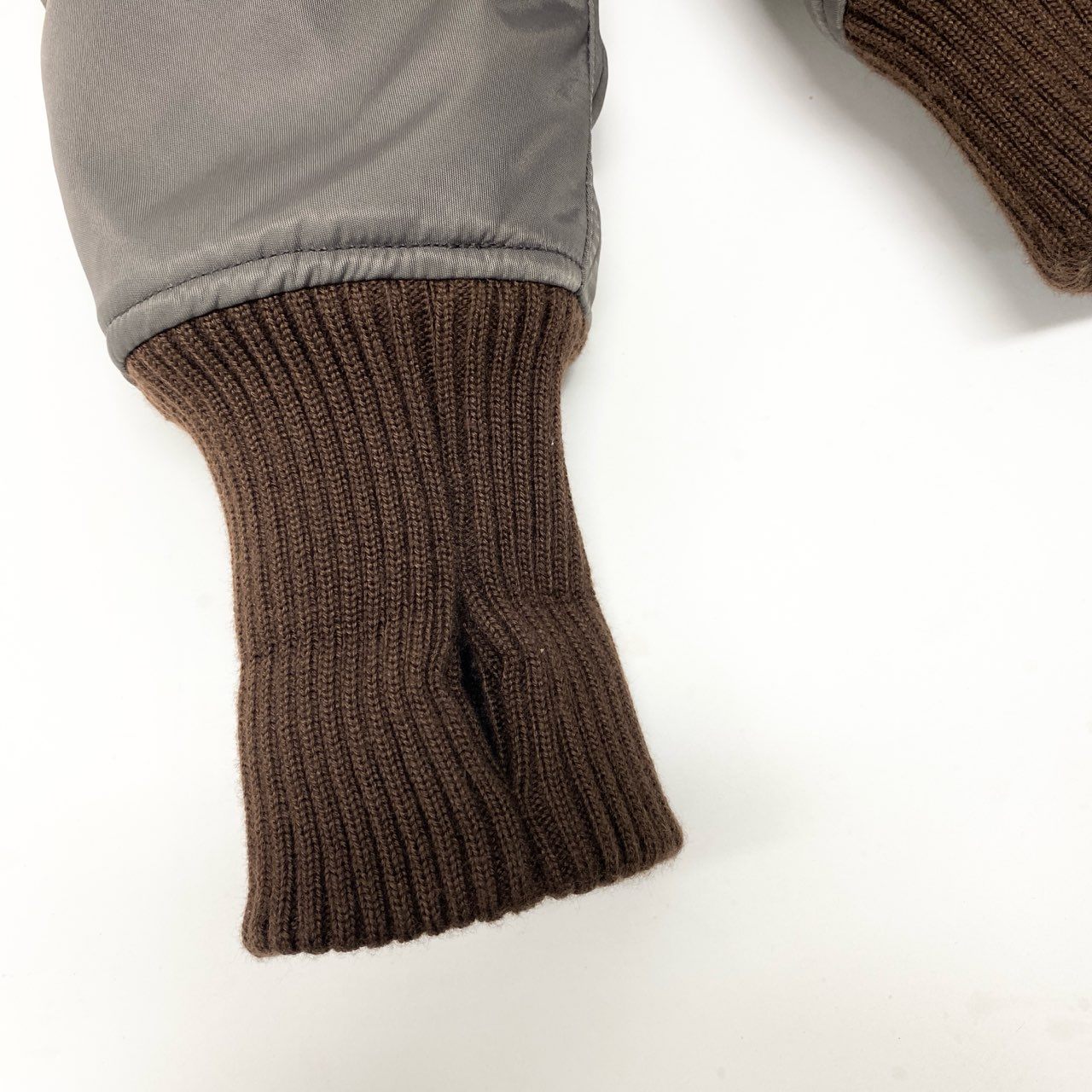 86c4 CLAY SMITH クレイスミス ウィンタージャケット フライトジャケット サイズM チャコールグレー メンズ アウターk02i