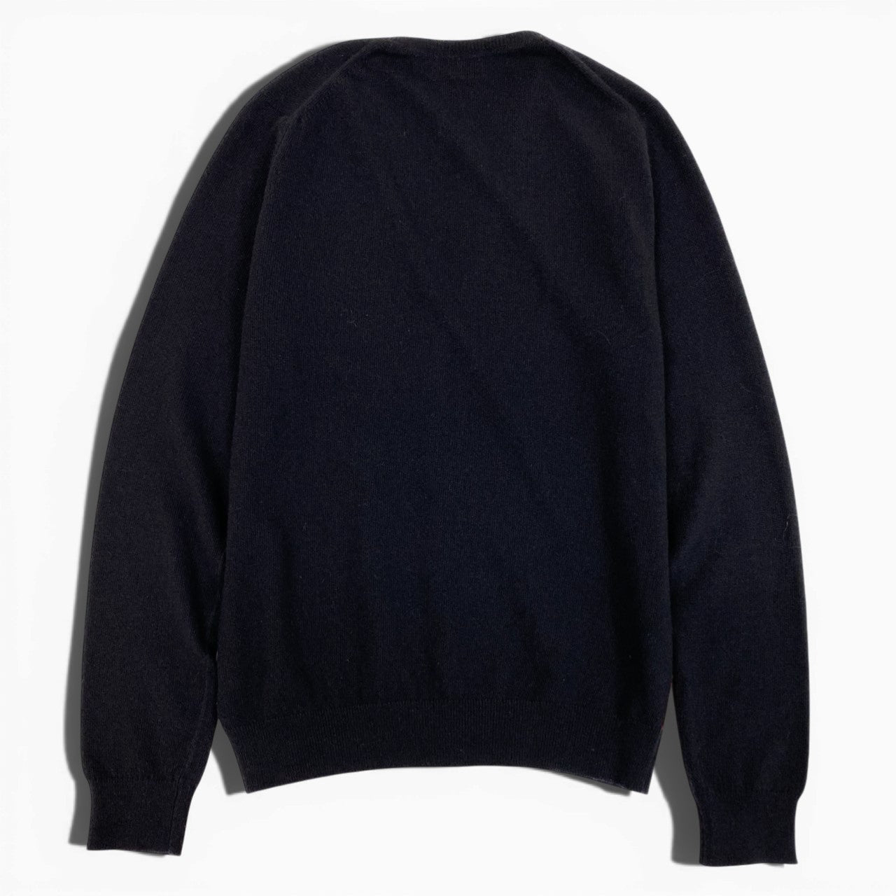 70b9 スコットランド製 BALLANTYNE バランタイン カシミヤ ニットカーディガン トップス 38 マルチカラー アーガイル柄 総カシミア レディースk02i