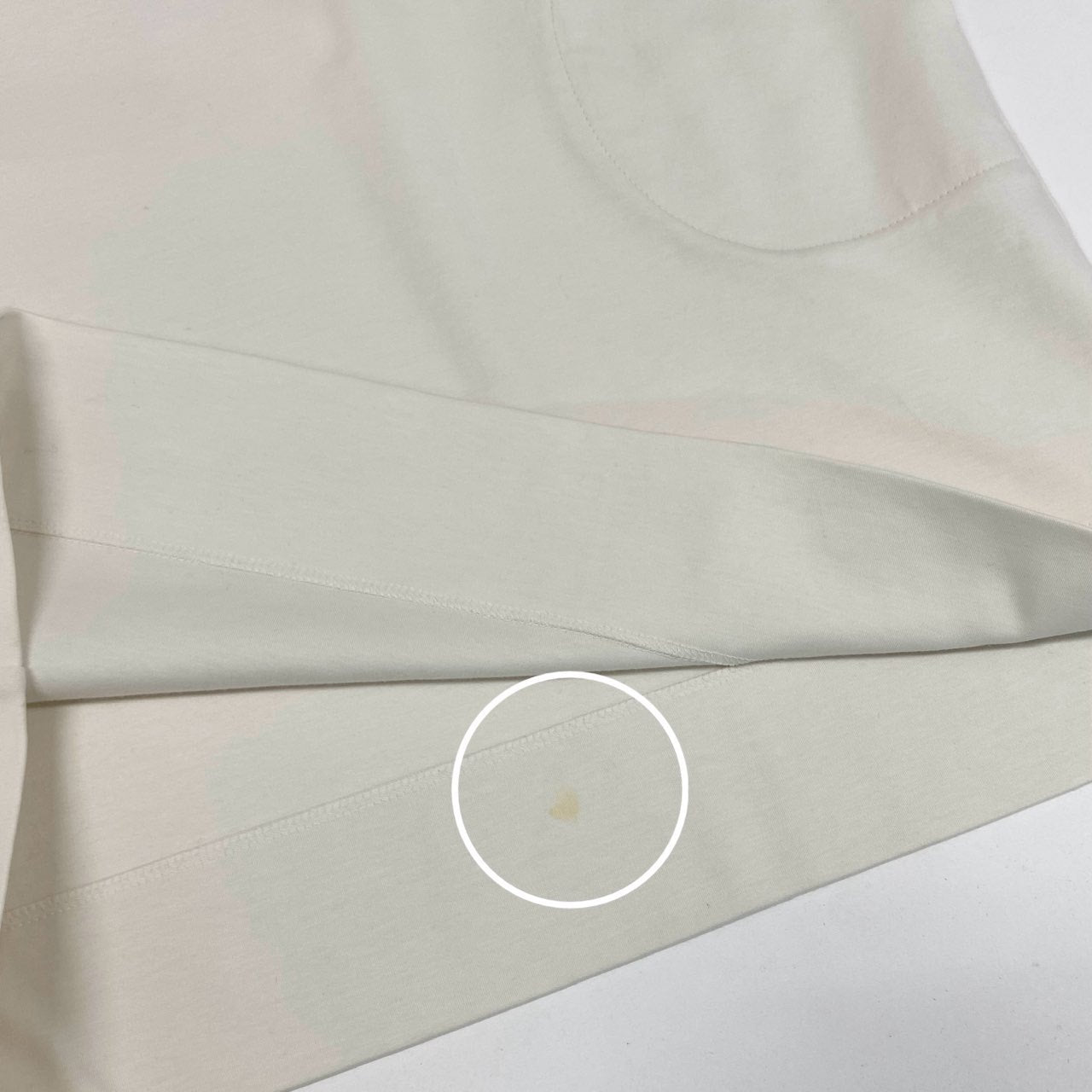 63i18 BRUNELLO CUCINELLI ブルネロクチネリ 半袖ワンピース ひざ丈ワンピース メッシュスリーブ M アイボリー系 レディースu02t