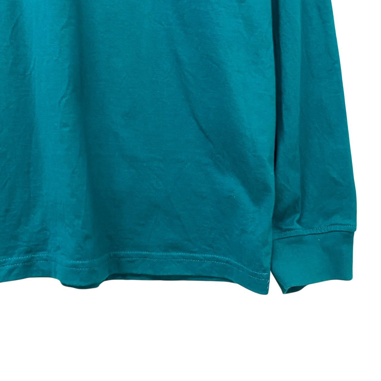 83b26 Supreme シュプリーム 24SS スモールボックスロゴTシャツ ロングスリーブTシャツ Lサイズ グリーン系 コットン100％ メンズ 男性用u02t