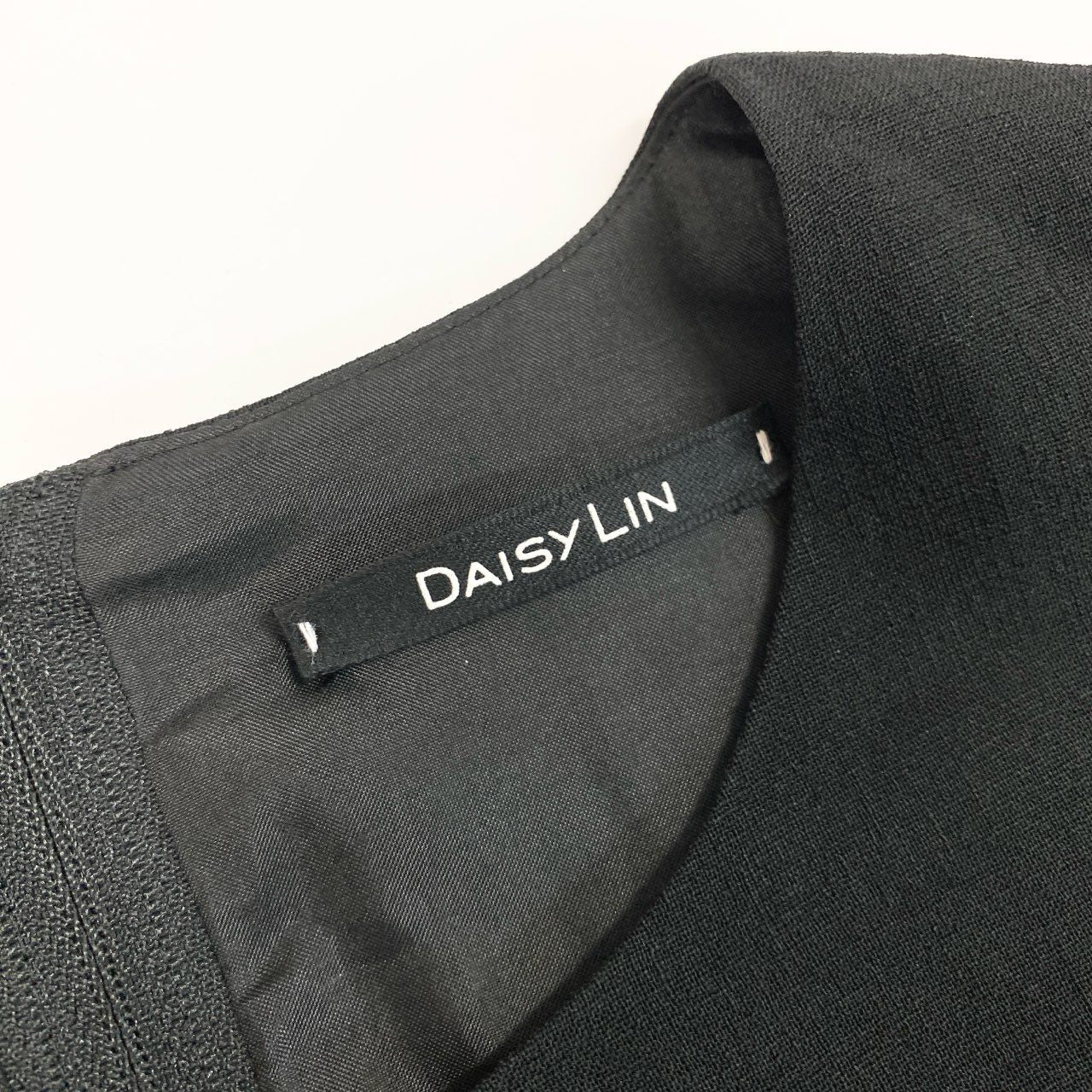 31k2 DAISY LIN デイジーリン フォクシー TRAVEL Slim トラベル ノースリーブワンピース ドレス 日本製 06230 38 ブラック系 レディースo07t