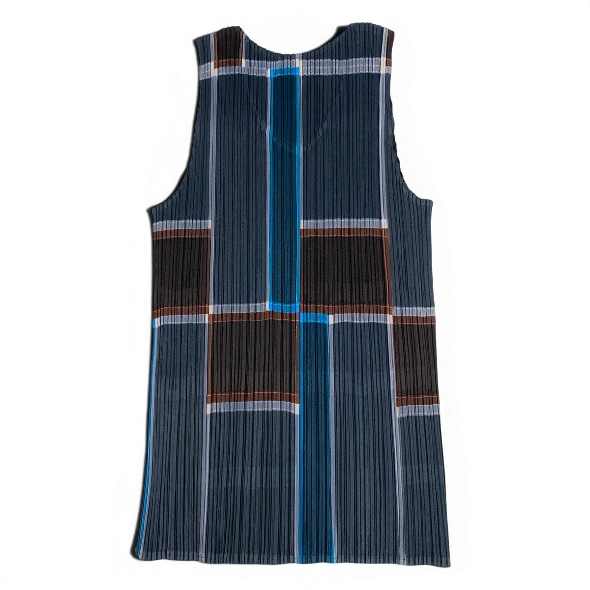 Af5 PLEATS PLEASE プリーツプリーズ ノースリーブ プリーツカットソー  PP64-JK541 サイズ3 カーキ ポリエステル100％ レディース 女性服u02t