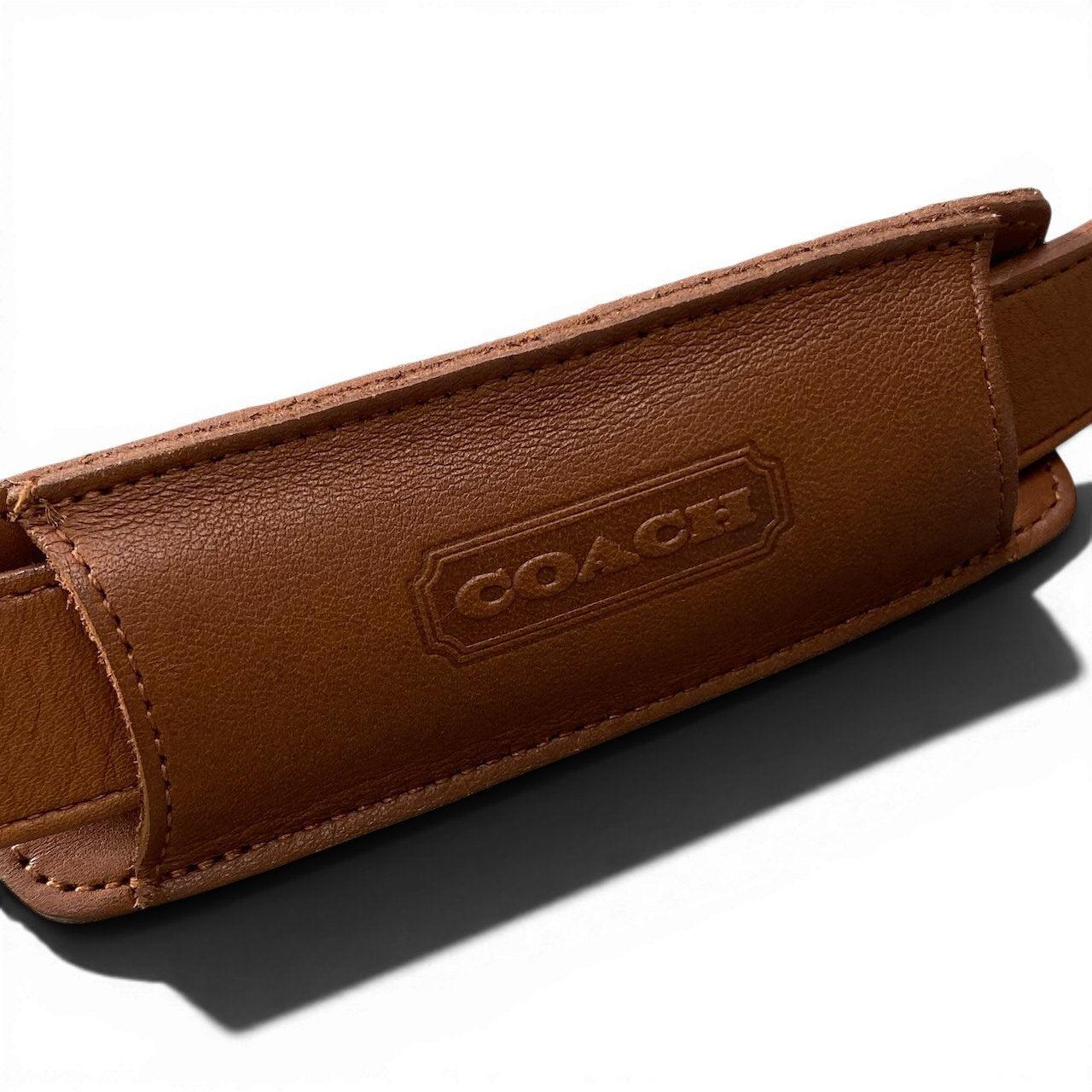 g9 COACH コーチ オールドコーチ ヴィンテージ ショルダーレザーバッグ Old Coach Vintage Shoulder Leather Bag 5280 ブラウンt18r