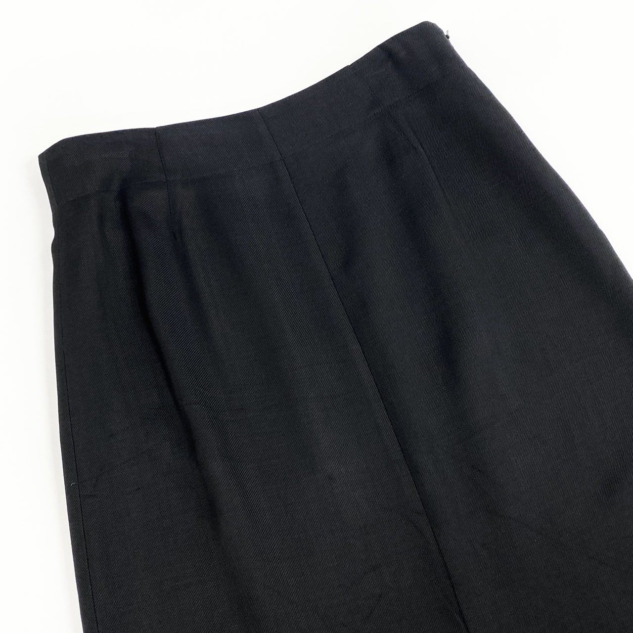 82d4 定価￥34650 STUDIO NICHOLSON スタジオニコルソン JAYA ASYMMETRIC DRAPE SKIRT ロングスカート 00 ブラック アシンメトリー ワンタック