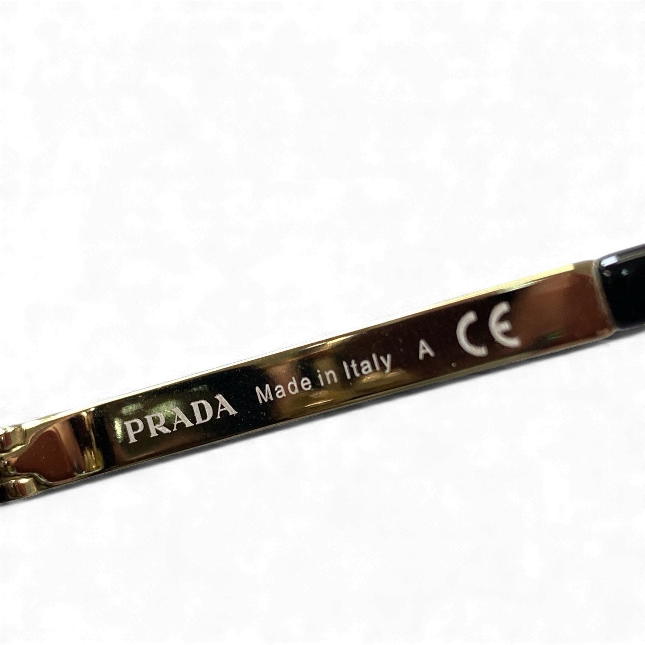 k16 PRADA プラダ サングラス SPR53Y 53□21 ブラック ゴールド オクタゴン 六角形 アイウェア メガネ 眼鏡t18r