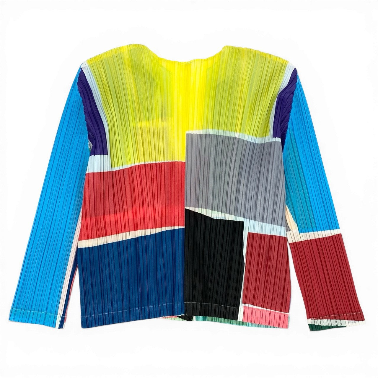 Ad9 PLEATS PLEASE プリーツプリーズ イッセイミヤケ カーディガン ジャケット トップス PP61-J0735 3 マルチカラー ポリエステル レディースu02t