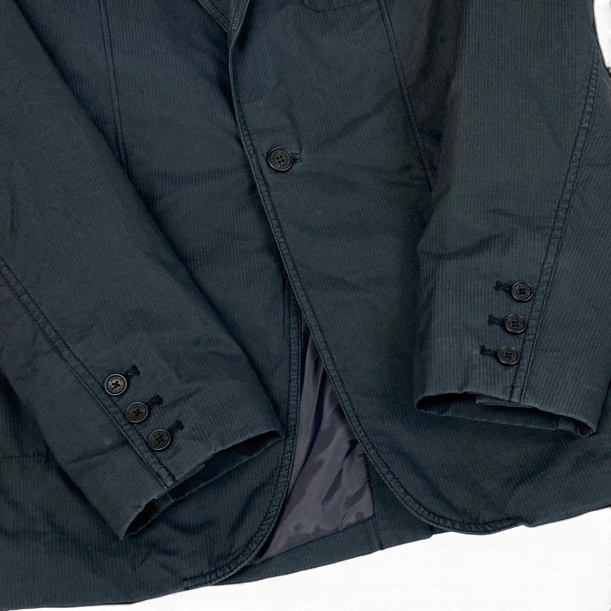 7f4 ARMANI EXCHANGE アルマーニエクスチェンジ セットアップスーツ シングル 中綿 ストライプ柄 サイズM/28REG ネイビー メンズ 紳士服o07t