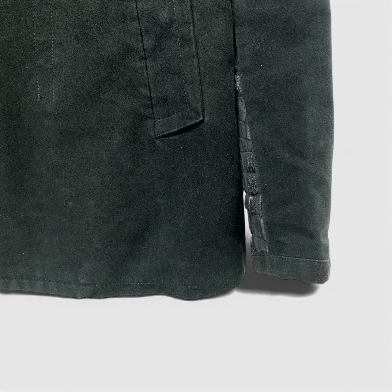 51c13 EMPORIO ARMANI エンポリオアルマーニ ハラコ切替 チェスター