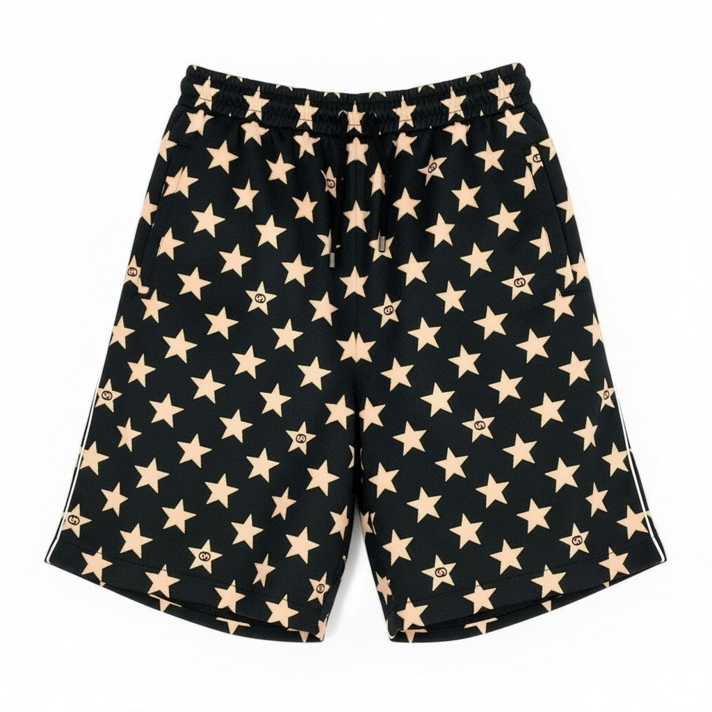 Id9 GUCCI グッチ テクニカルジャージー ショートパンツ ハーフパンツ 705299 M ブラック メンズu02t