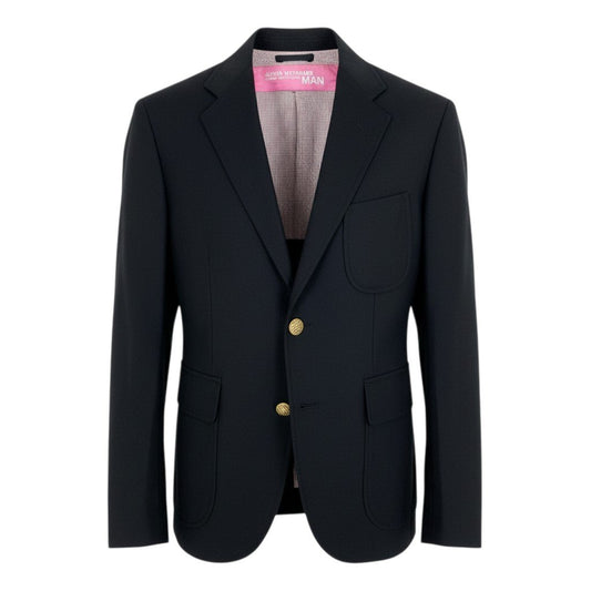 Ac6 JUNYA WATANABE COMME des GARCONS ジュンヤワタナベ コムデギャルソン AD2012  ブレザー テーラードジャケット サイズM ブラック メンズ レディース ユニセックスk02i