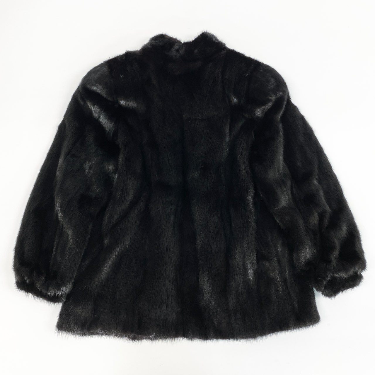 MAVINA】マヴィナ 毛皮 ミンクコート L ノーカラージャケット 極美品