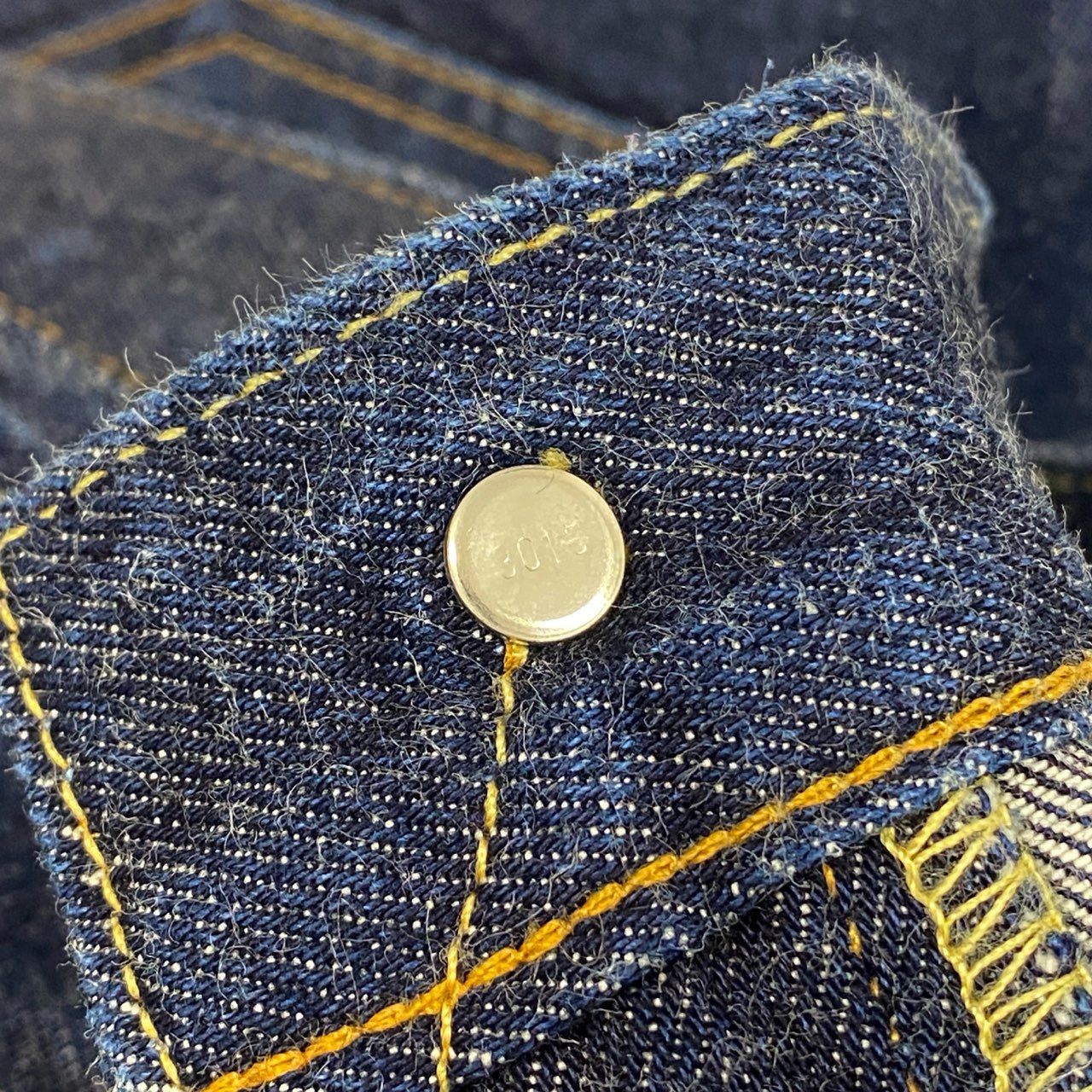 12i26 《美品》LEVIS リーバイス 501XX復刻 デニムパンツ ジーンズ ボトムス ボタン裏3015 50155-0079 W38  L34 濃紺 インディゴ メンズk02i