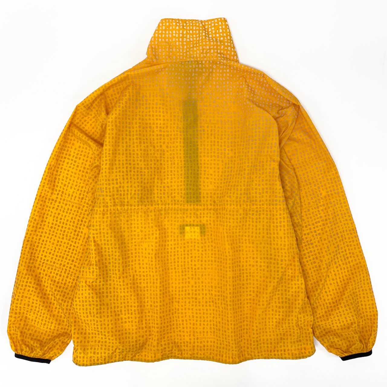35j22 mont-bell モンベル リフレクター アノラックパーカー ジャケット プルオーバー ロゴ 1103160 サイズM オレンジ ナイロン 90s アーカイブk02i
