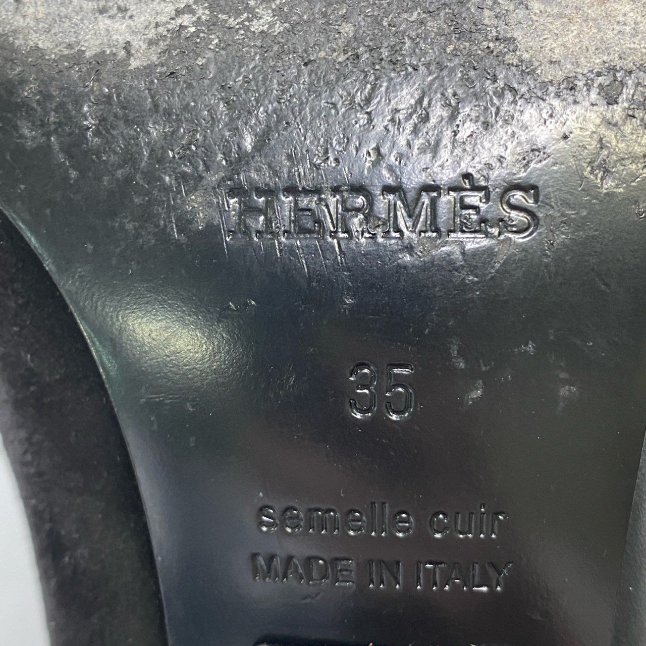 3i30 《美品》 HERMES エルメス Stiefel Hilona 55 ヒローナ55 イロナ ロングブーツ ヒールブール シェーブルヴェロア ヴォ―スープル 35 ブラック レディース 箱付きt18r