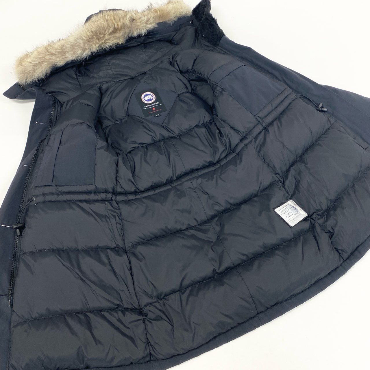 69k20 CANADA GOOSE カナダグース 2603JL BRONTE PARKA ブロンテ ダウンコート アウター サイズXS ブラック系 レディース