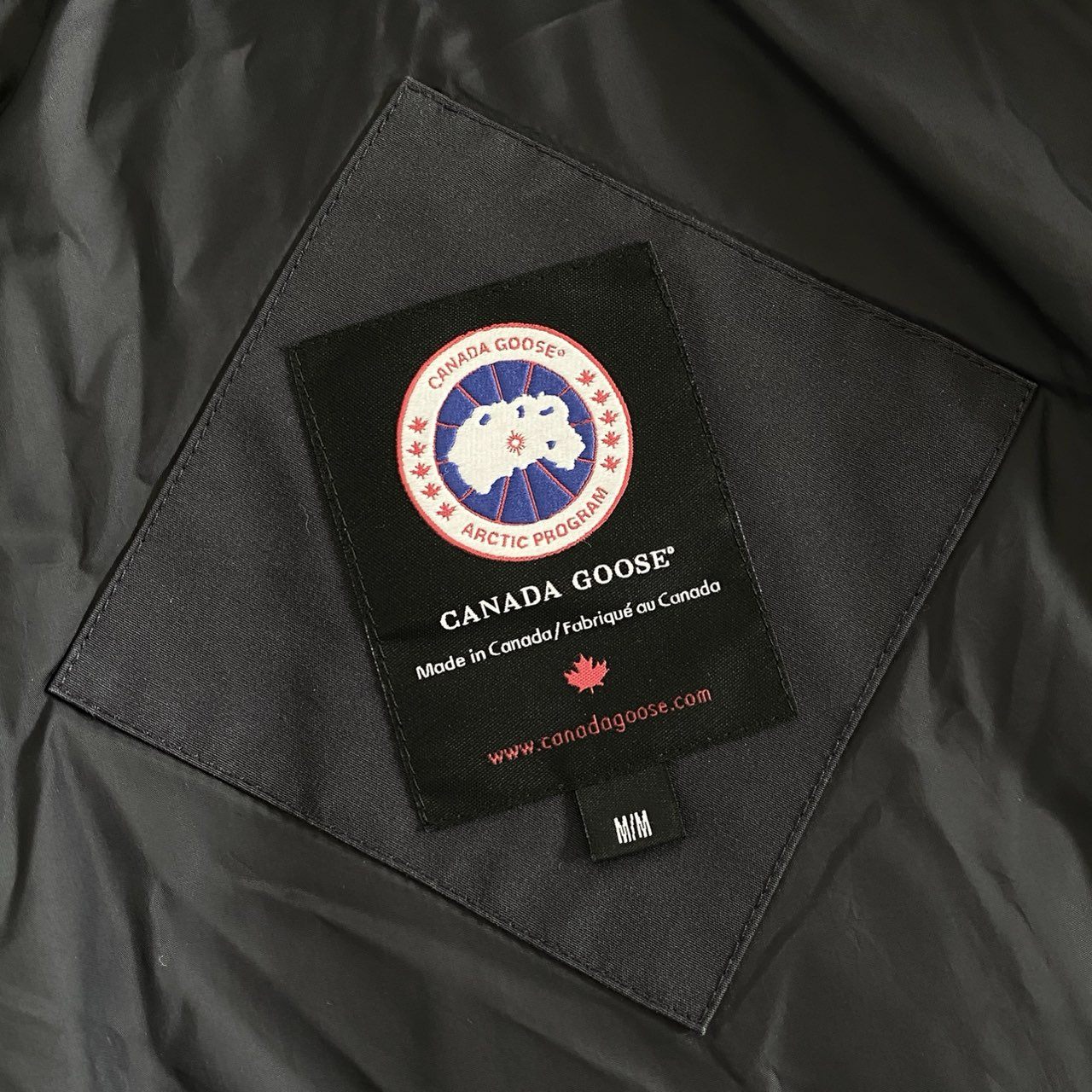 40i13 CANADA GOOSE カナダグース 3808M WYNDHAM PARKA ウィンダムパーカー ダウンジャケット コヨーテファーフード サイズM ブラック メンズ