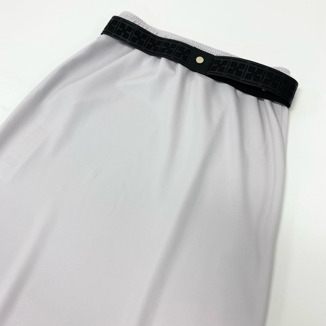 40k18 EPOCA エポカ ロングスカート フレアスカート ストレッチ ベルト付 M5S25-555-30 40サイズ ライトパープル レディースu02t