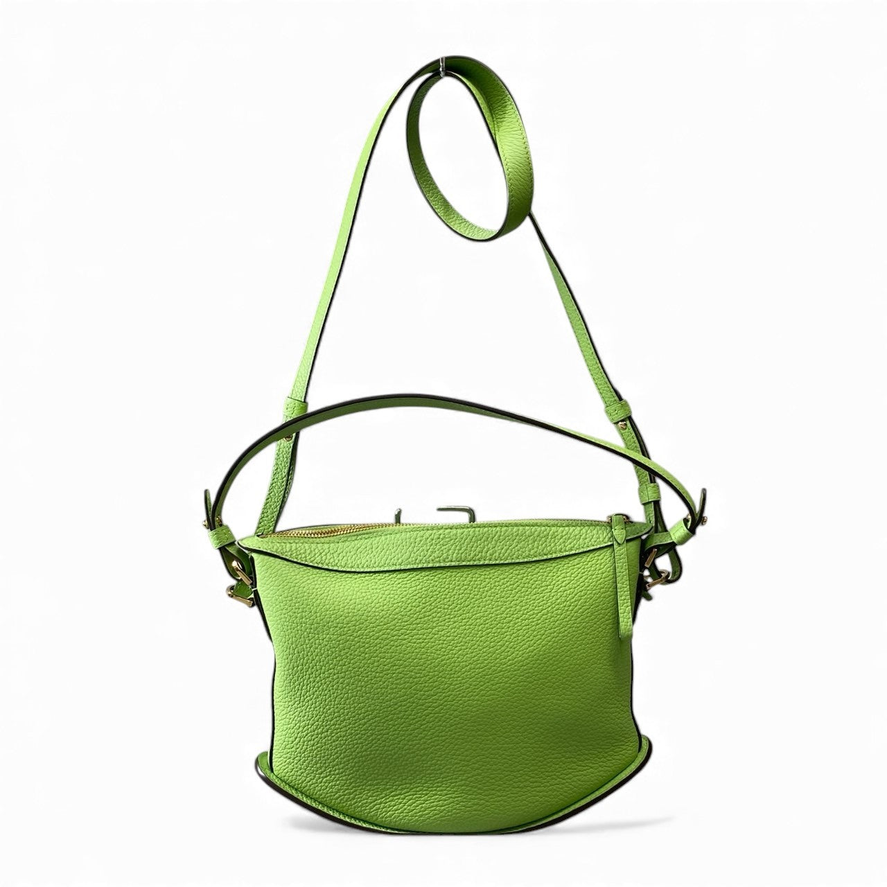 C11【極美品】DELVAUX デルヴォー 2023SS パンスウィング 2way ハンドバッグ ショルダーバッグ ライトグリーン トリヨンソフトレザー レディース 鞄k02i