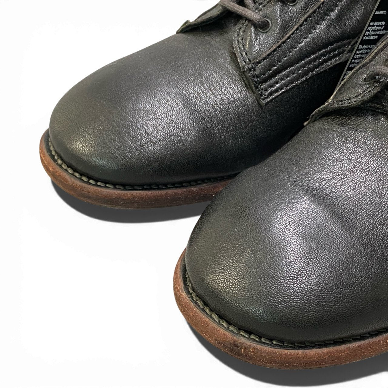 1a22 JULIUS ユリウス Back Zip Leather Boots バックジップレザーブーツ サイズ1 ブラック レザー タグ付属t18r