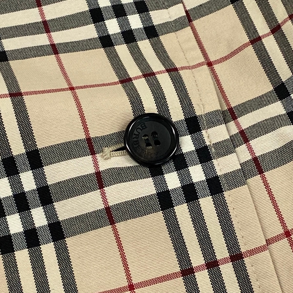 Ii4 【美品】BURBERRY LONDON ノバチェック ショート丈ジャケット 15サイズ ベージュ レディース 女性用u02t