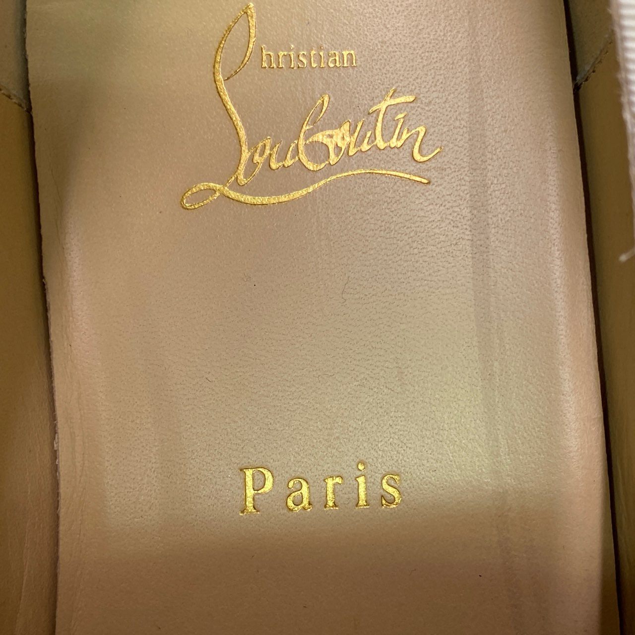 7l20 Christian Louboutin クリスチャンルブタン ローラーボート スパイク スリッポン スニーカー 41 1/2 ホワイト レザー イタリア製 シューズ ロックスタッズ