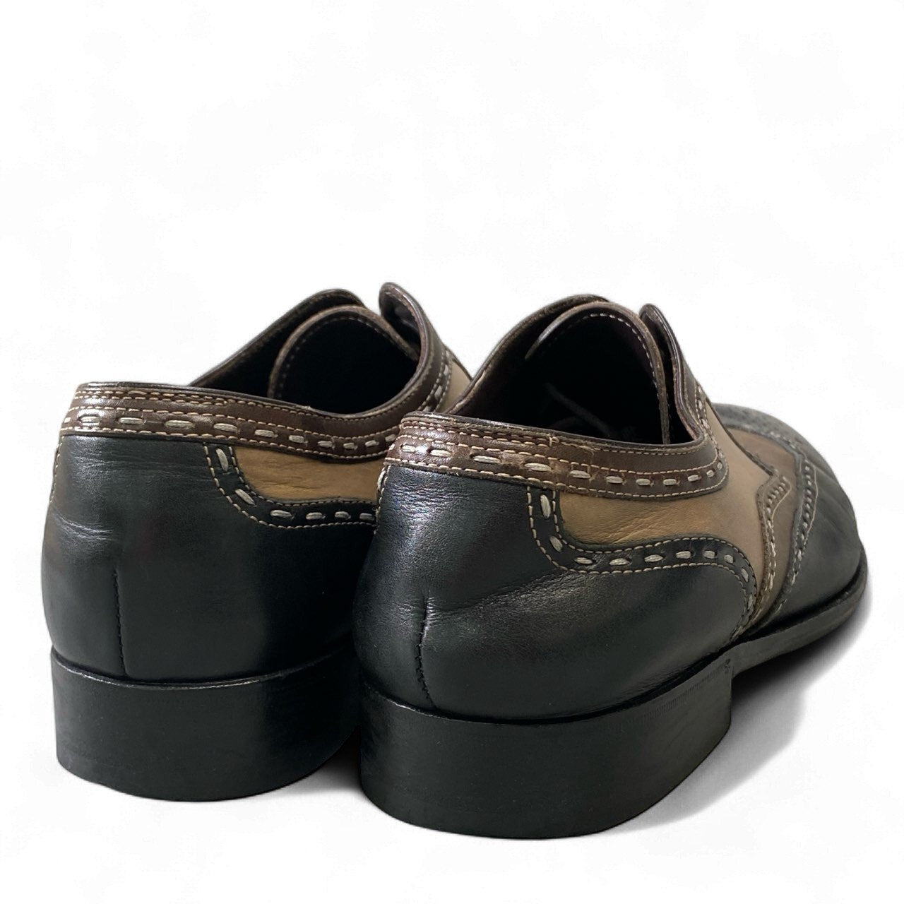 1k18 BOTTEGA VENETA ボッテガヴェネタ イタリア製 ドレスシューズ ブロークシューズ 革靴 ウィングチップ フォーマル 07 ブラウン系 マルチカラー leathero07t