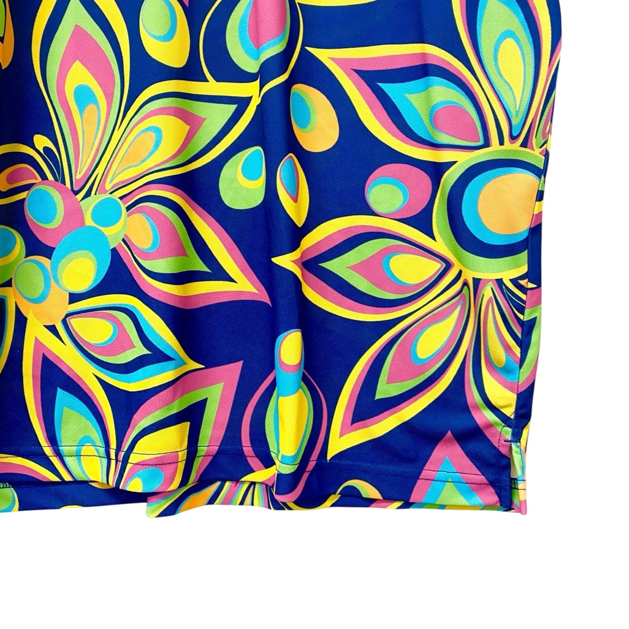 74c13 《極美品》 LOUD MOUTH ラウドマウス 半袖ポロシャツ ハーフパンツ 吸水速乾素材 XXL / LL マルチカラー ポリエステル ゴルフウェアu02t