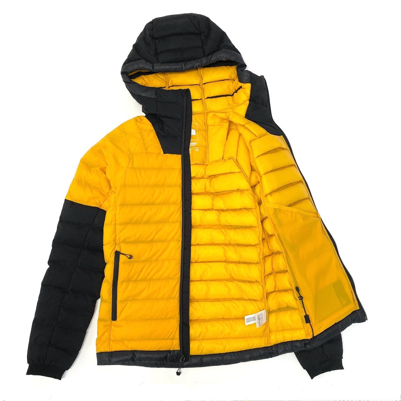 59c5 THE NORTH FACE ザ ノースフェイス L3 50/50 Down Hoodie ダウンジャケット サミットシリーズ ND52022 サイズXS サミットゴールド ブラック メンズ アウターk02i