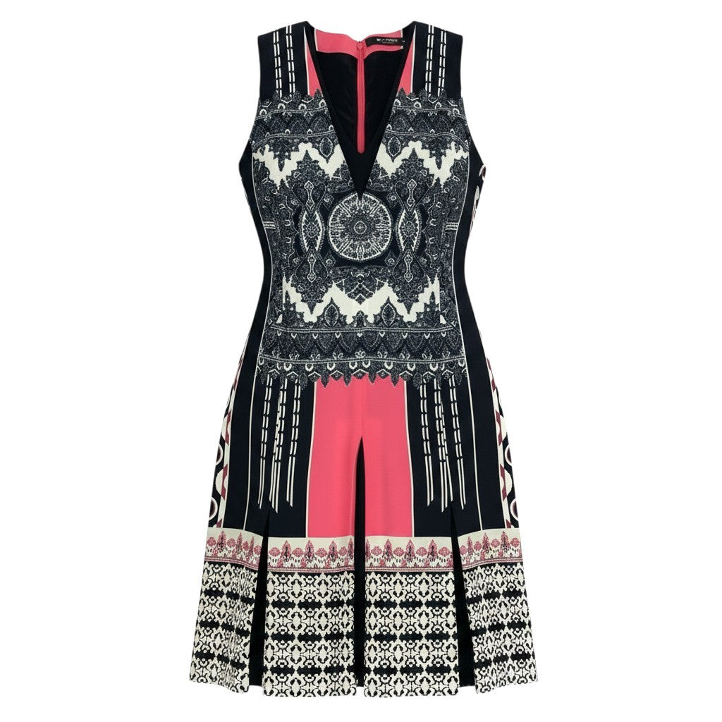 h17 【美品】ETRO エトロ ノースリーブロングドレスワンピース 44サイズ レーヨン100％ レディース 女性用k02i