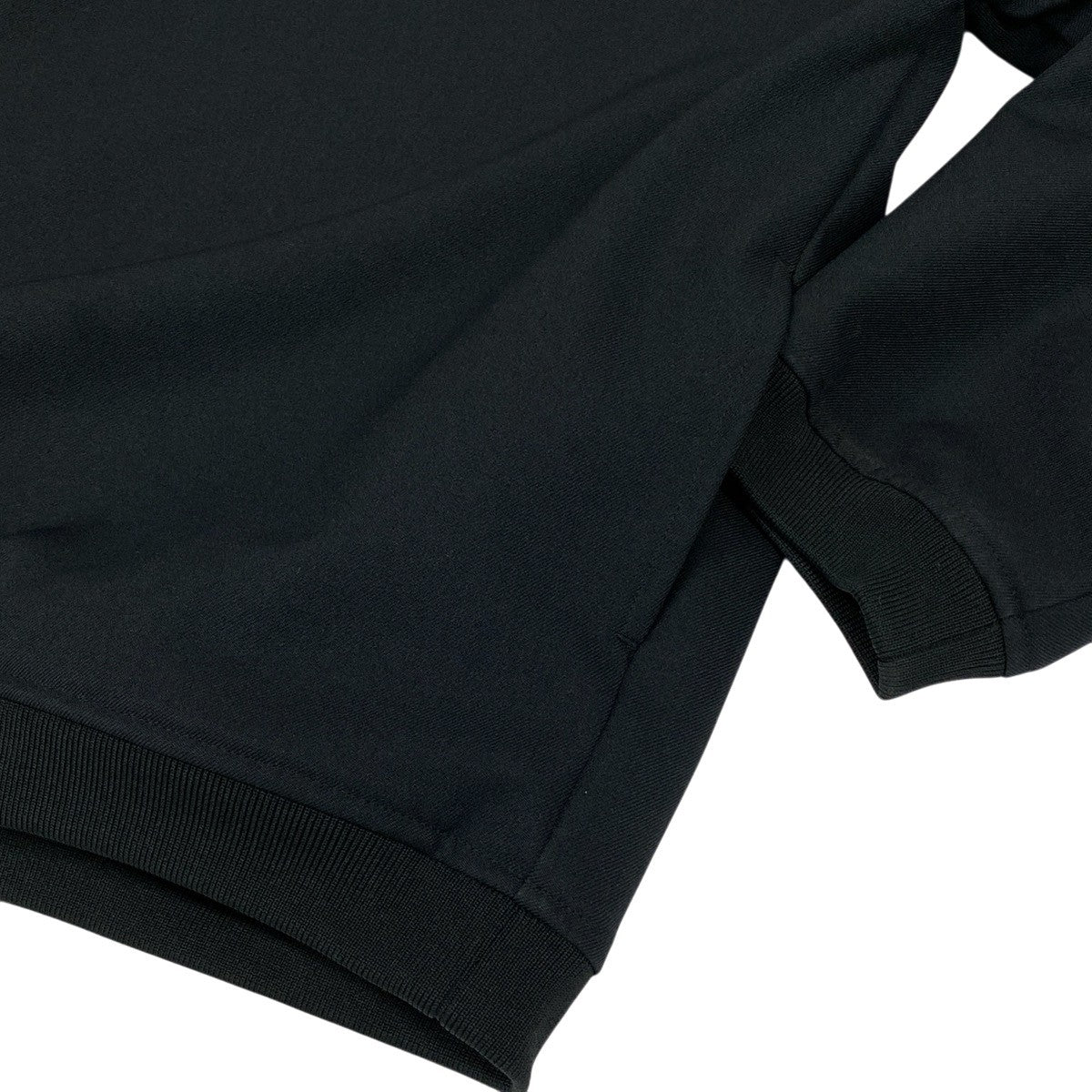 52f29 COOTIE PRODUCTIONS クーティー 21aw Poyester Twill Half Zip L/S Tee ツイルハーフジップ プルオーバー サイズL ブラック ポリエステル100％ メンズ 紳士服o07t